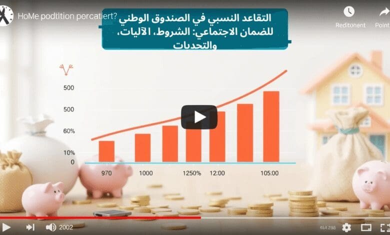 التقاعد النسبي في الصندوق الوطني للضمان الاجتماعي: الشروط، الآليات، والتحديات 1 التقاعد النسبي في الصندوق الوطني للضمان الاجتماعي: الشروط، الآليات، والتحديات