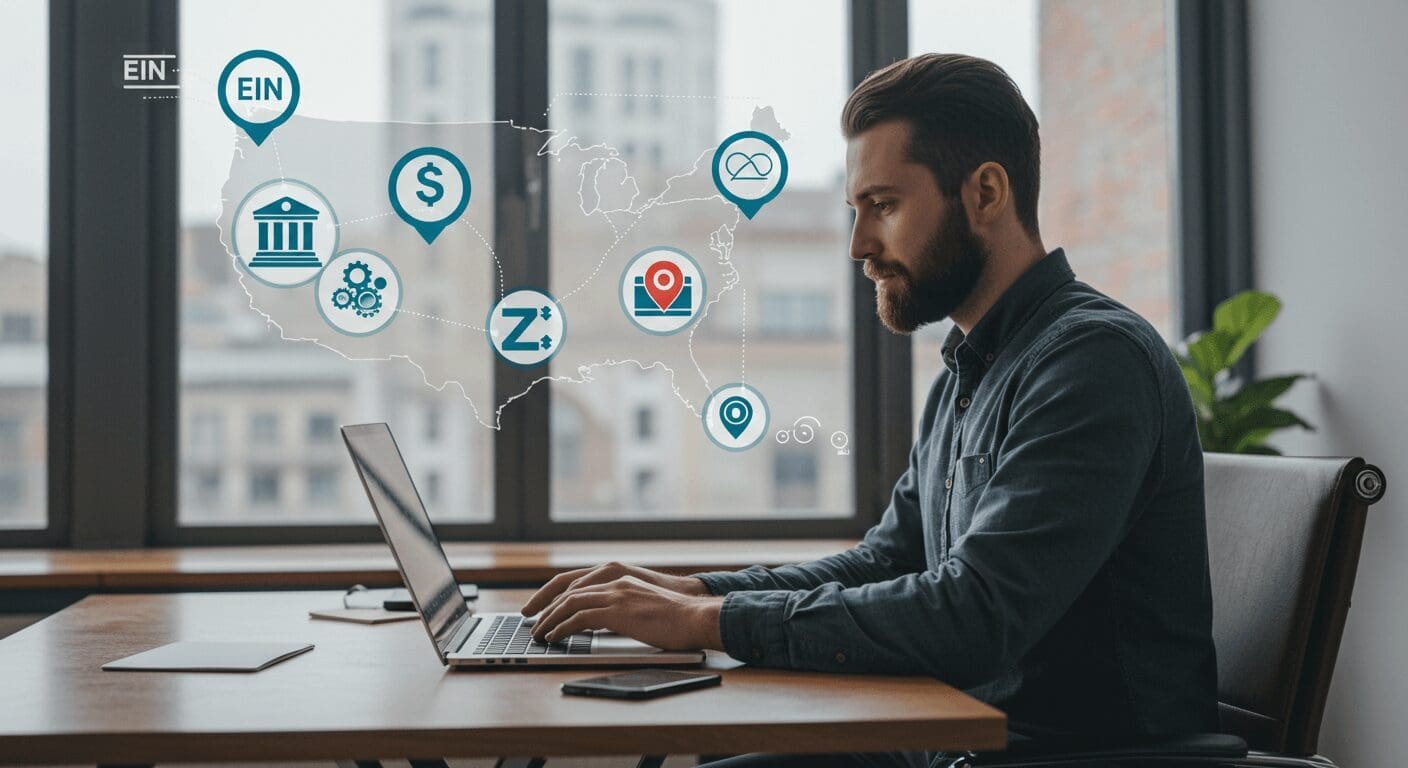 تأسيس شركة أمريكية من الخارج بدون وسطاء
