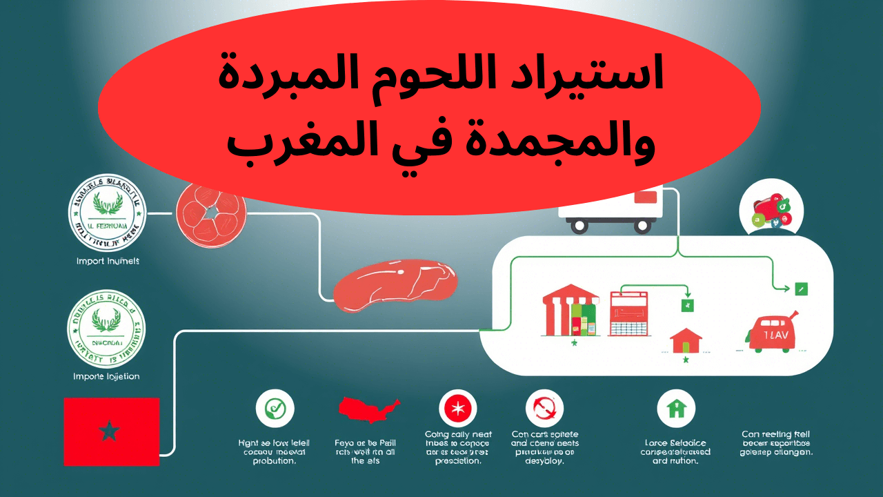 استيراد اللحوم المبردة والمجمدة في المغرب