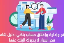 فتح وإدارة وإغلاق حساب بنكي