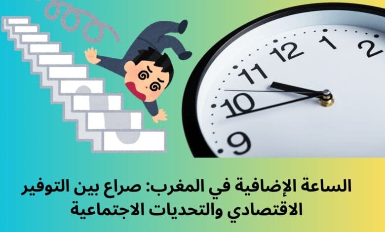 الساعة الإضافية في المغرب: صراع بين التوفير الاقتصادي والتحديات الاجتماعية 1 الساعة الإضافية في المغرب