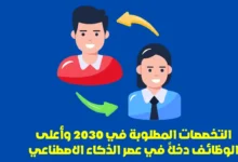 التخصصات المطلوبة في 2030