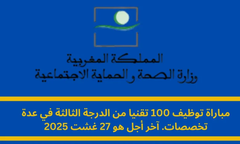 وظائف وزارة الصحة المغربية 2025: فرص واعدة ومستقبل مزدهر في القطاع الصحي 1 وظائف وزارة الصحة المغربية