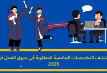التخصصات الجامعية المطلوبة