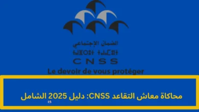محاكاة معاش التقاعد CNSS