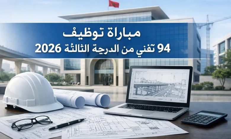 مباراة توظيف 94 تقني من الدرجة الثالثة