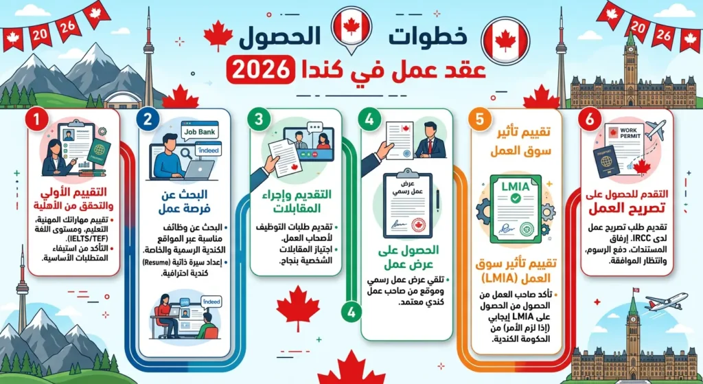 عقد عمل في كندا 2026 2