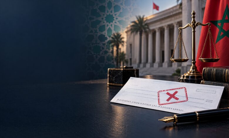 قانون الشيكات الجديد في المغرب: ما الذي تغيّر فعلاً في الشيك بدون رصيد؟ 1 قانون الشيكات الجديد في المغرب